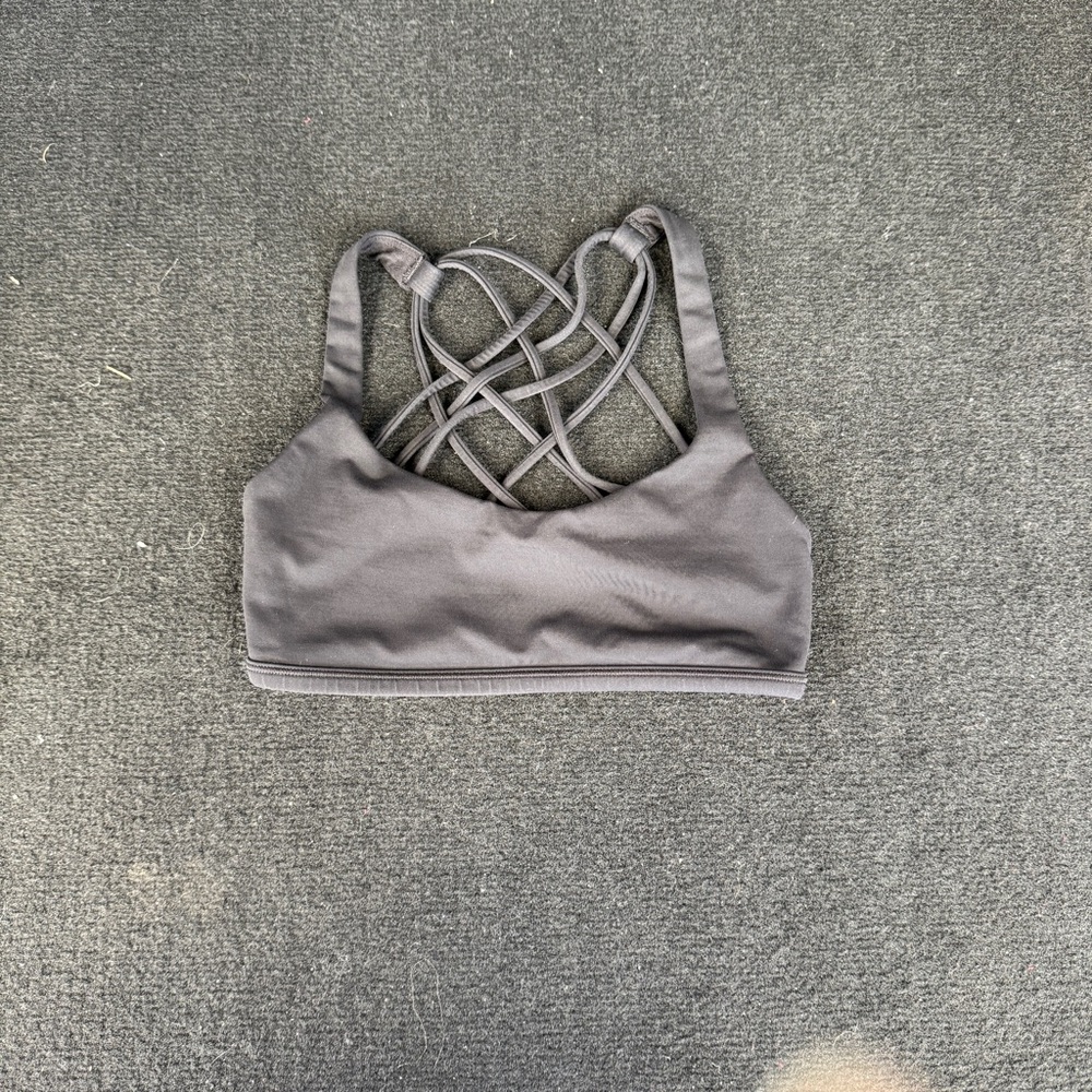 lululemon athletica Graphite Crossback Sports Bra
